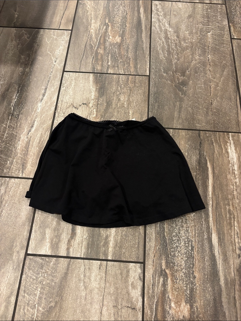 wild fable Black Flared Mini Skirt